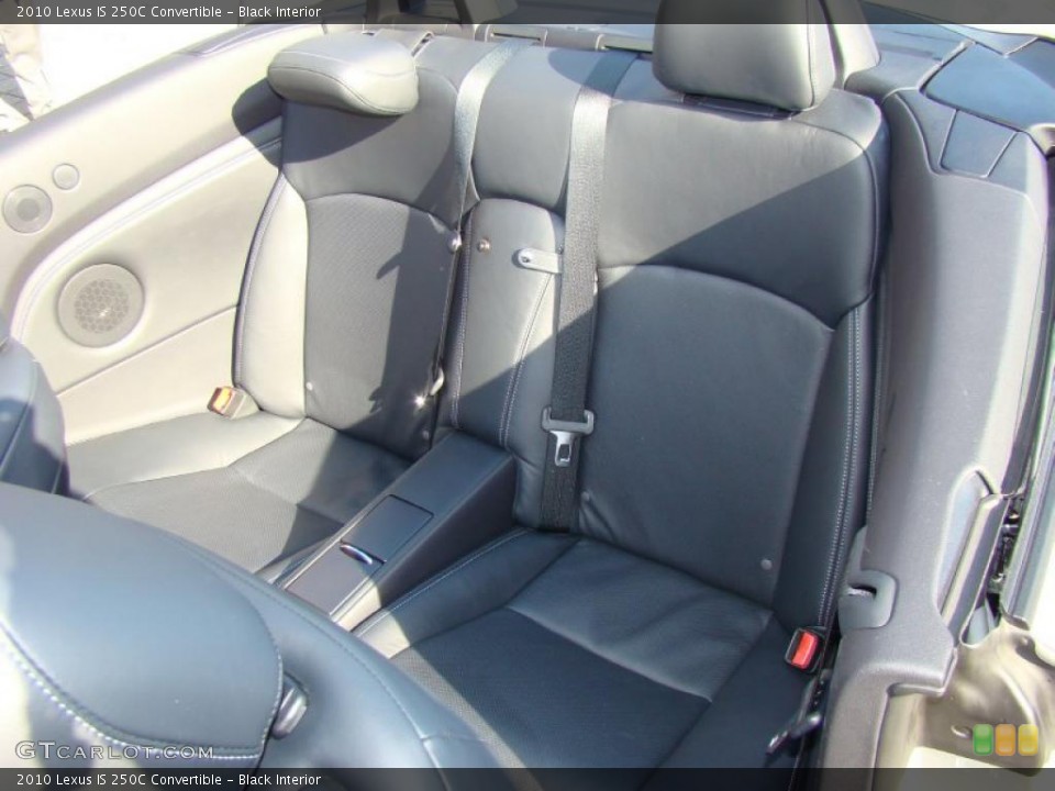 Black Interior Photo for the 2010 Lexus IS 250C Convertible #44591247