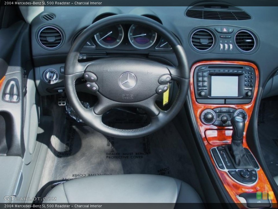 Charcoal Interior Controls for the 2004 Mercedes-Benz SL 500 Roadster #44592319