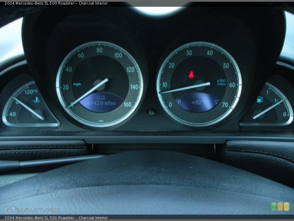 Charcoal Interior Gauges for the 2004 Mercedes-Benz SL 500 Roadster #44592335