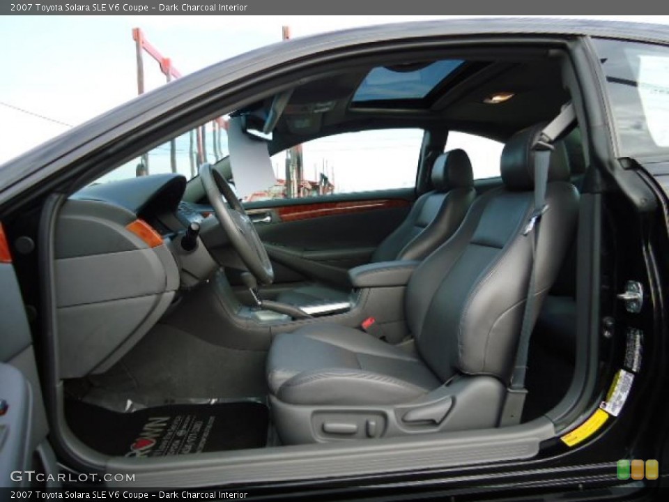 Dark Charcoal Interior Photo for the 2007 Toyota Solara SLE V6 Coupe #44593580
