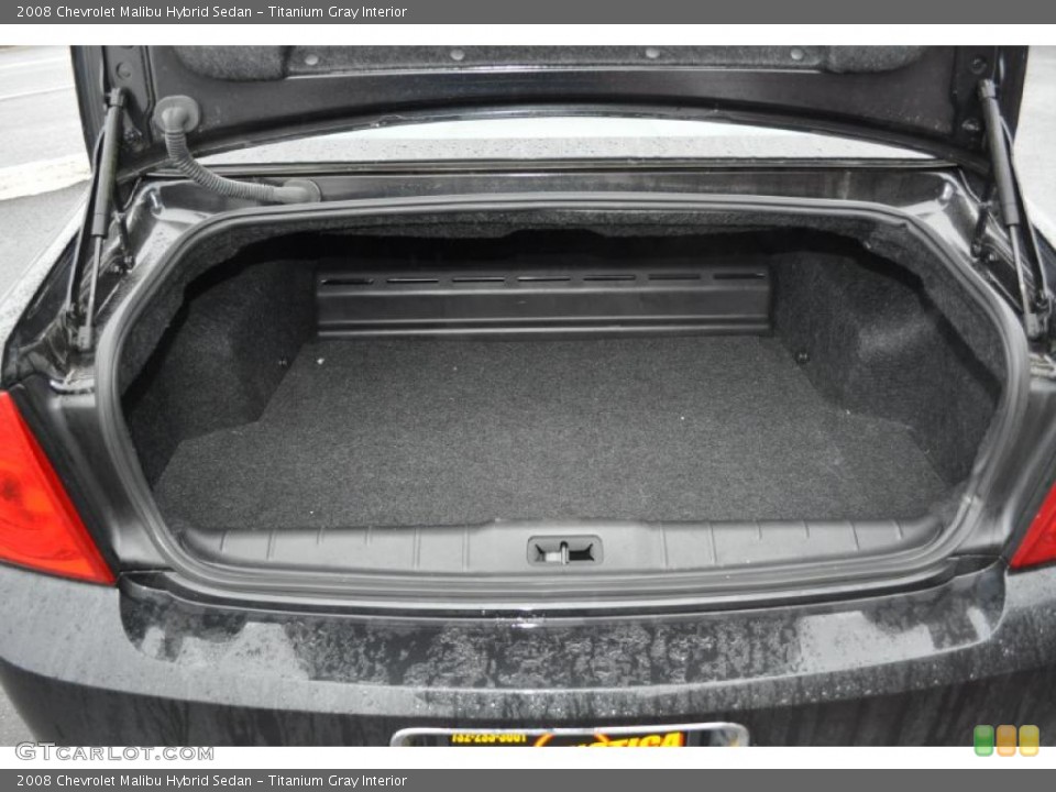Titanium Gray Interior Trunk for the 2008 Chevrolet Malibu Hybrid Sedan #44595197
