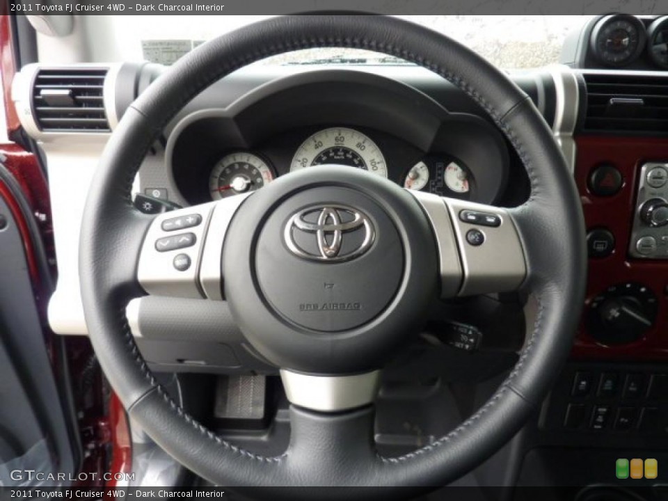 Dark Charcoal Interior Steering Wheel for the 2011 Toyota FJ Cruiser 4WD #44600483