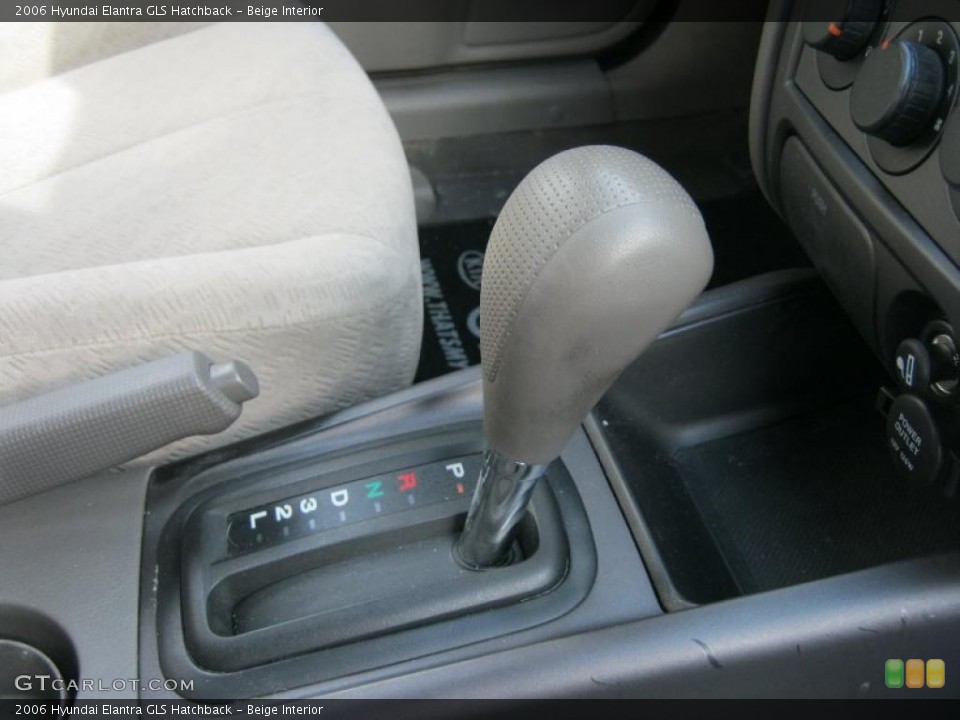 Beige Interior Transmission for the 2006 Hyundai Elantra GLS Hatchback #44600535