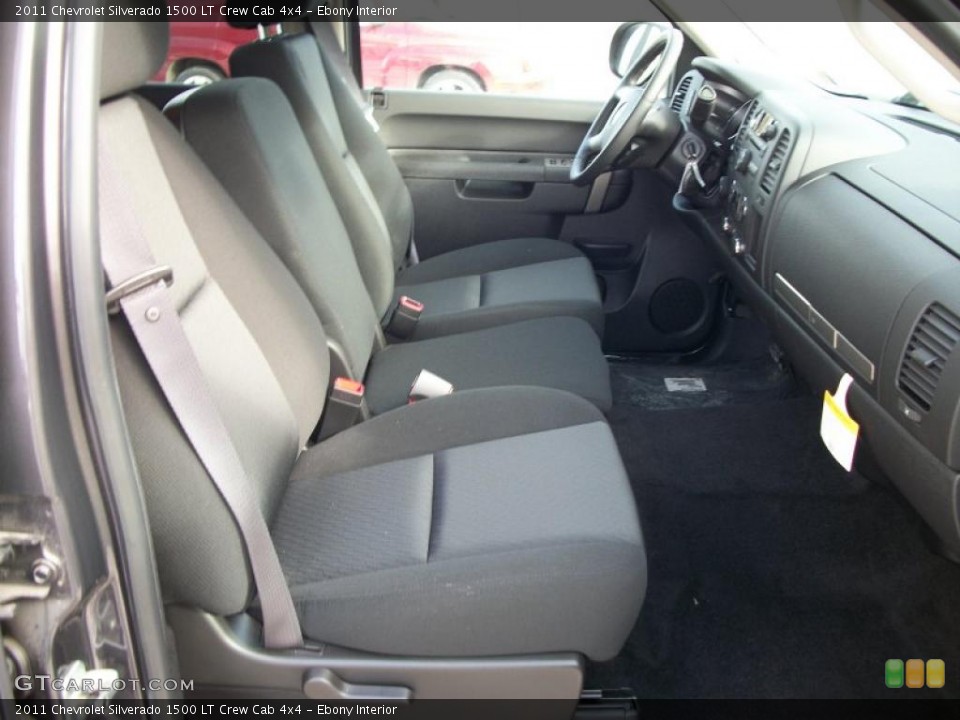 Ebony Interior Photo for the 2011 Chevrolet Silverado 1500 LT Crew Cab 4x4 #44601248