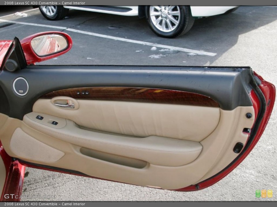 Camel Interior Door Panel for the 2008 Lexus SC 430 Convertible #44608033