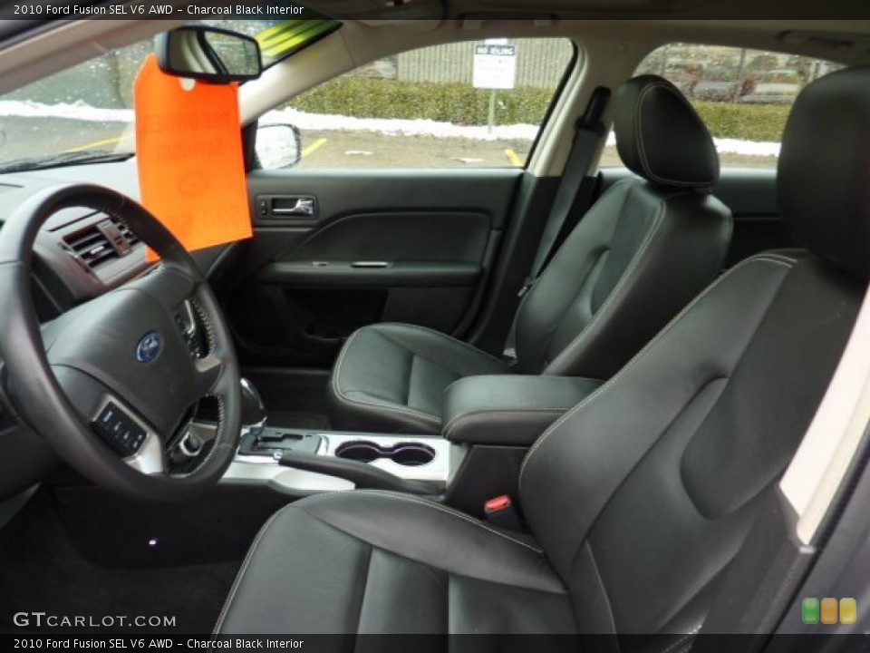 Charcoal Black Interior Photo for the 2010 Ford Fusion SEL V6 AWD #44610298