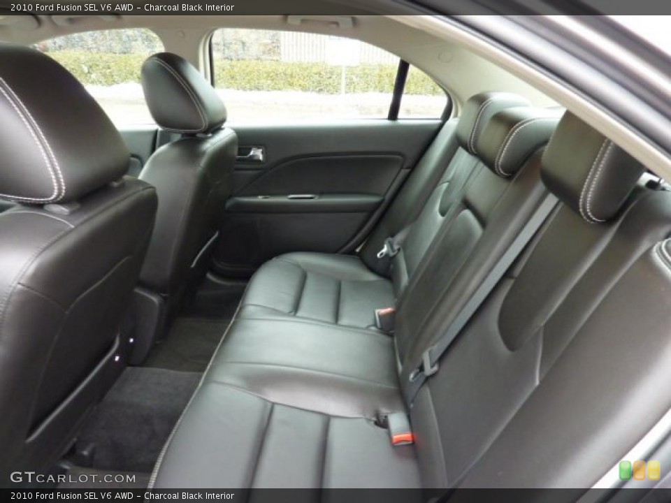 Charcoal Black Interior Photo for the 2010 Ford Fusion SEL V6 AWD #44610374