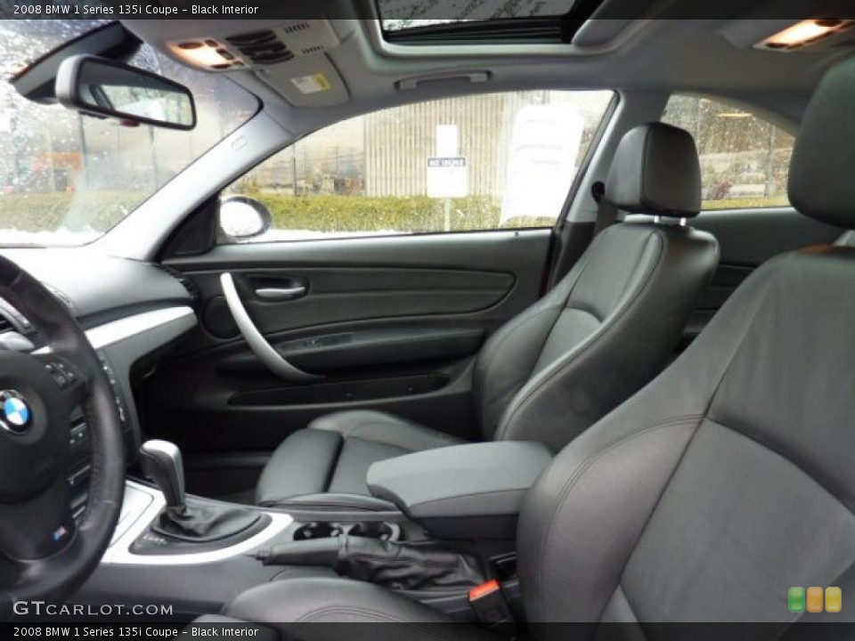 Black Interior Photo for the 2008 BMW 1 Series 135i Coupe #44615899