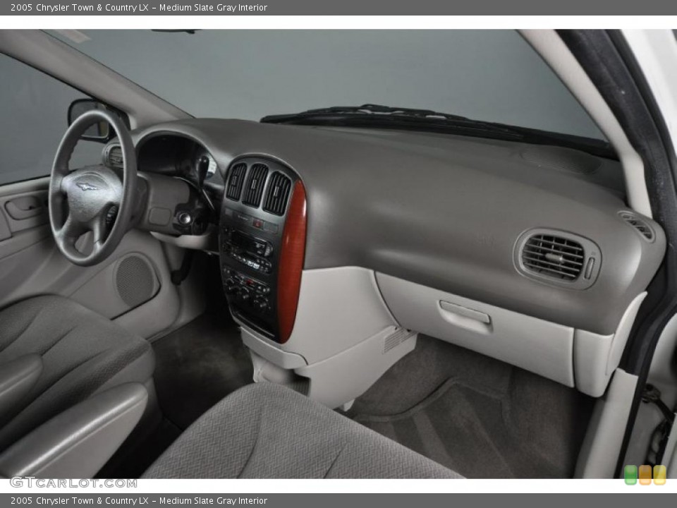 Medium Slate Gray Interior Dashboard for the 2005 Chrysler Town & Country LX #44618243