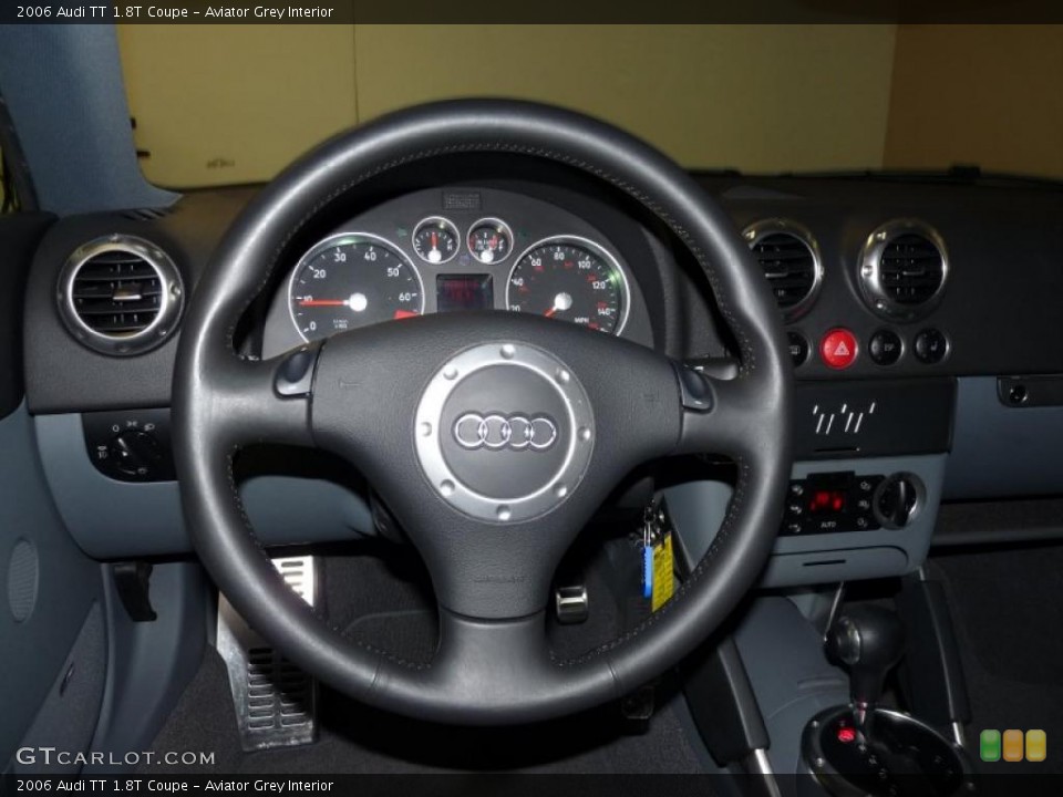 Aviator Grey Interior Steering Wheel for the 2006 Audi TT 1.8T Coupe #44618371