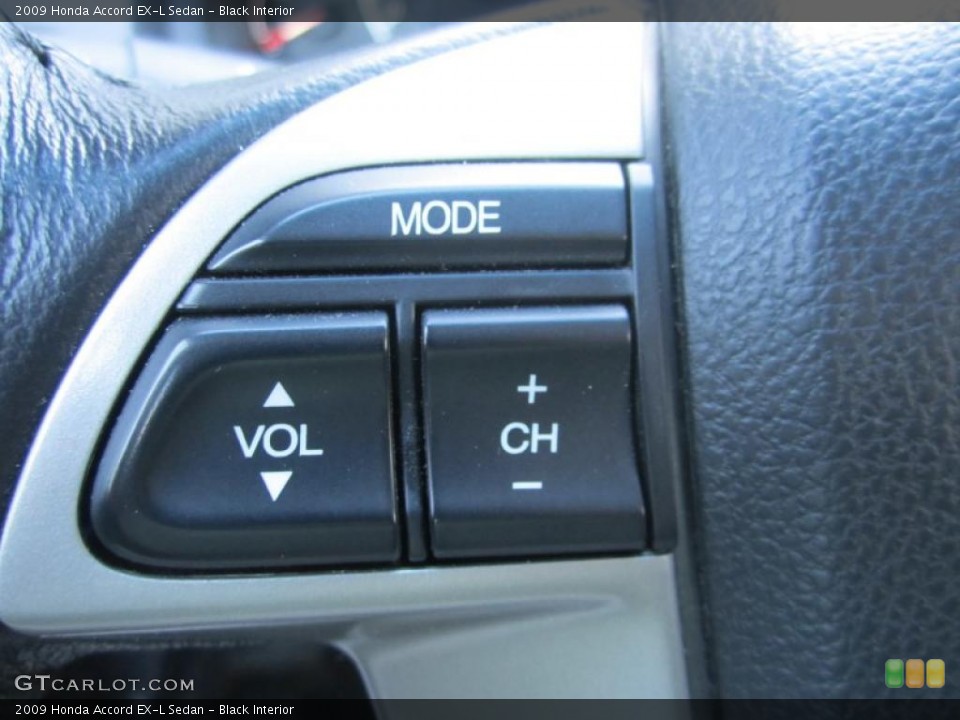 Black Interior Controls for the 2009 Honda Accord EX-L Sedan #44622867