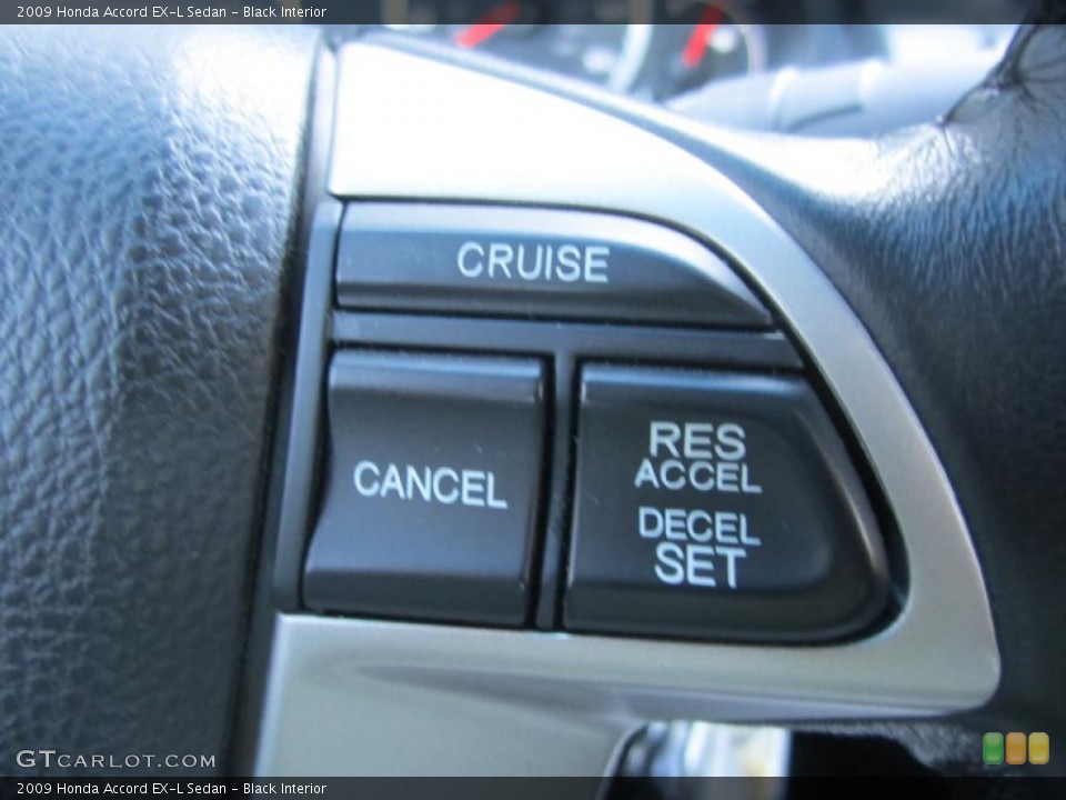 Black Interior Controls for the 2009 Honda Accord EX-L Sedan #44622883
