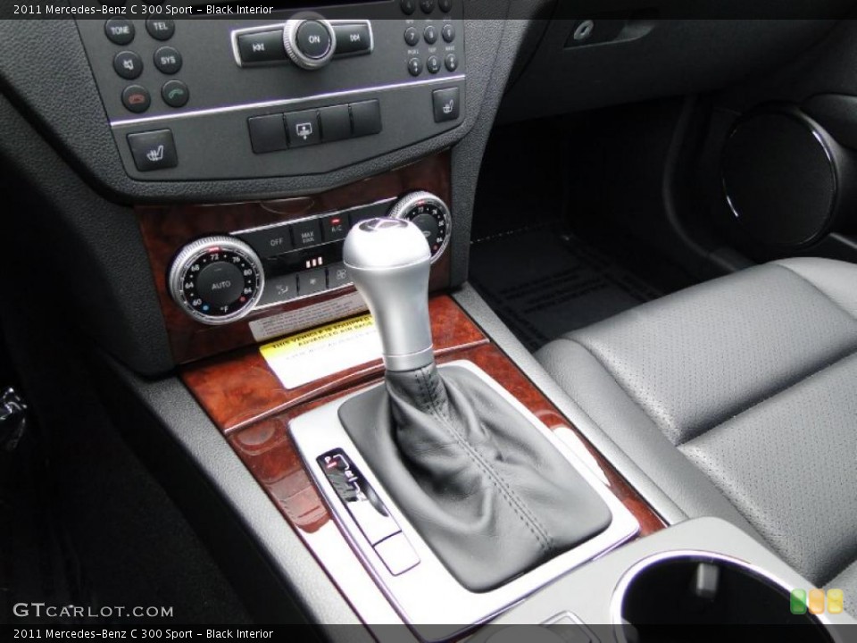 Black Interior Transmission for the 2011 Mercedes-Benz C 300 Sport #44623405