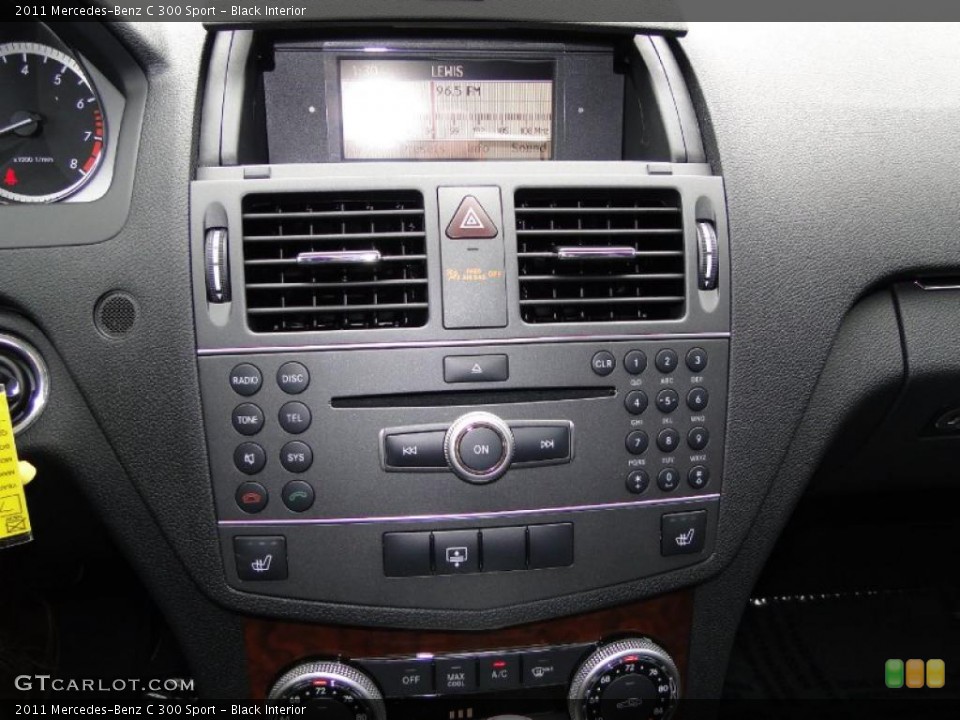 Black Interior Controls for the 2011 Mercedes-Benz C 300 Sport #44623657