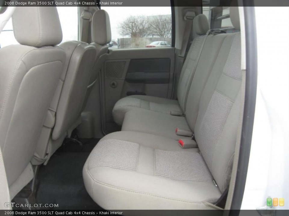 Khaki Interior Photo for the 2008 Dodge Ram 3500 SLT Quad Cab 4x4 Chassis #44626280