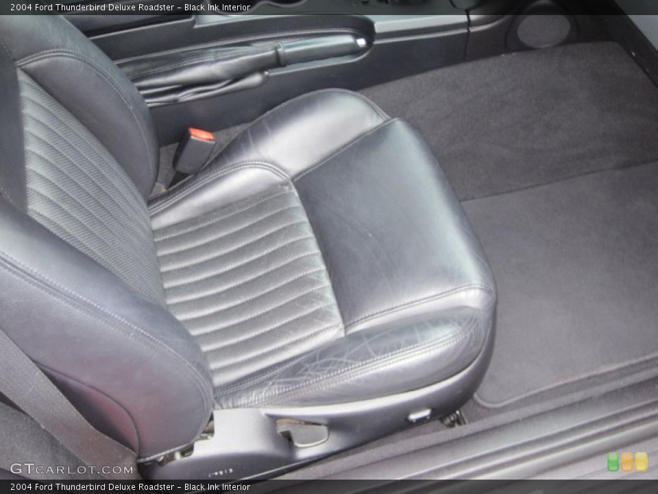 Black Ink Interior Photo for the 2004 Ford Thunderbird Deluxe Roadster #44631198