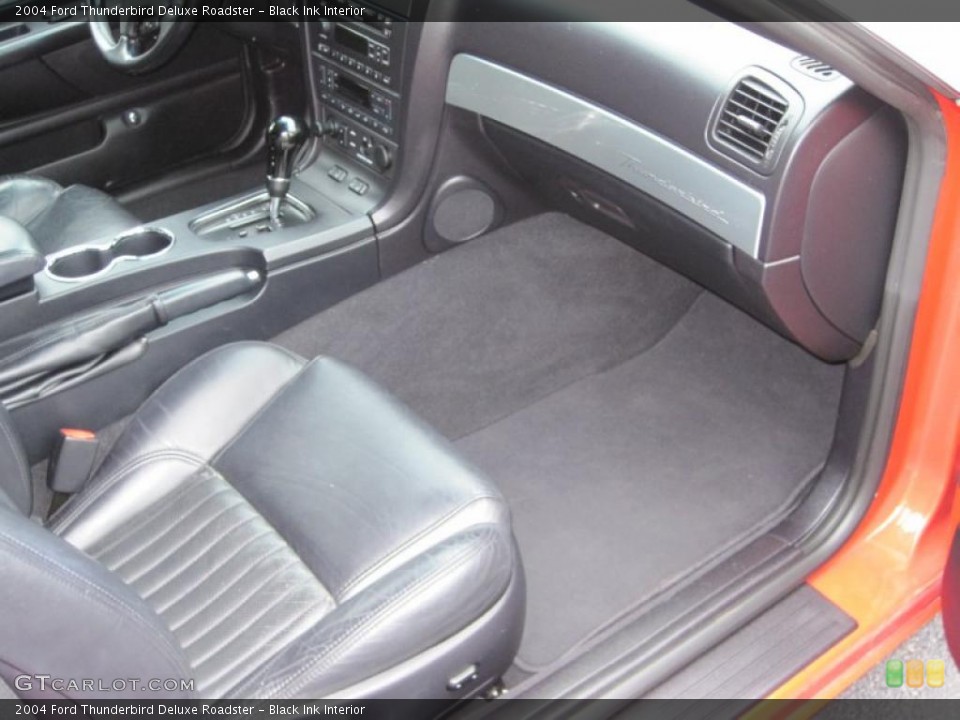 Black Ink Interior Photo for the 2004 Ford Thunderbird Deluxe Roadster #44631266