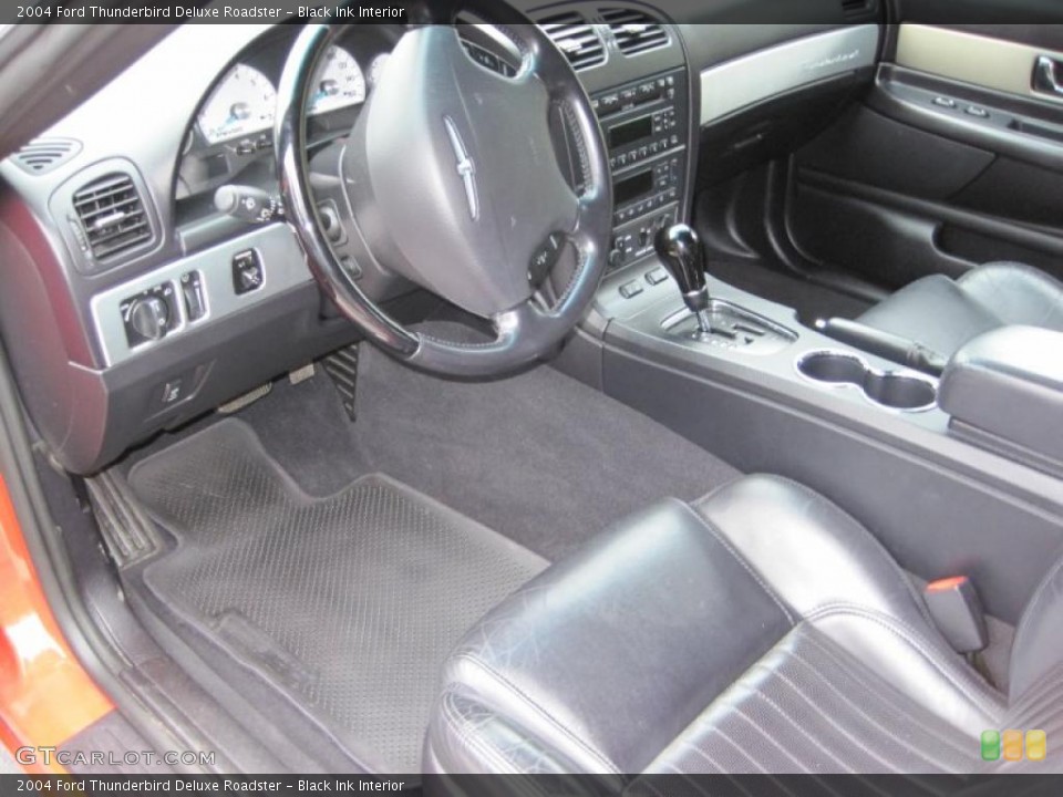 Black Ink Interior Photo for the 2004 Ford Thunderbird Deluxe Roadster #44631314