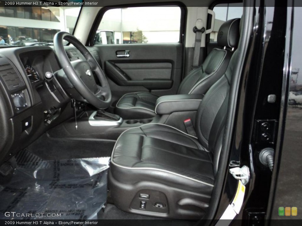 Ebony/Pewter Interior Photo for the 2009 Hummer H3 T Alpha #44632580