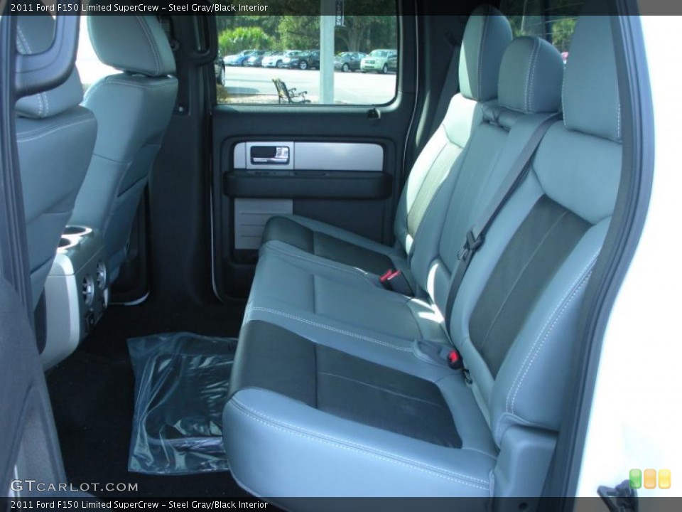 Steel Gray/Black Interior Photo for the 2011 Ford F150 Limited SuperCrew #44633974