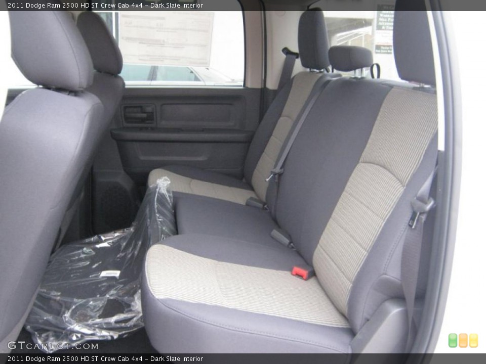 Dark Slate Interior Photo for the 2011 Dodge Ram 2500 HD ST Crew Cab 4x4 #44633998