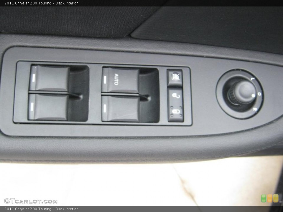 Black Interior Controls for the 2011 Chrysler 200 Touring #44635330