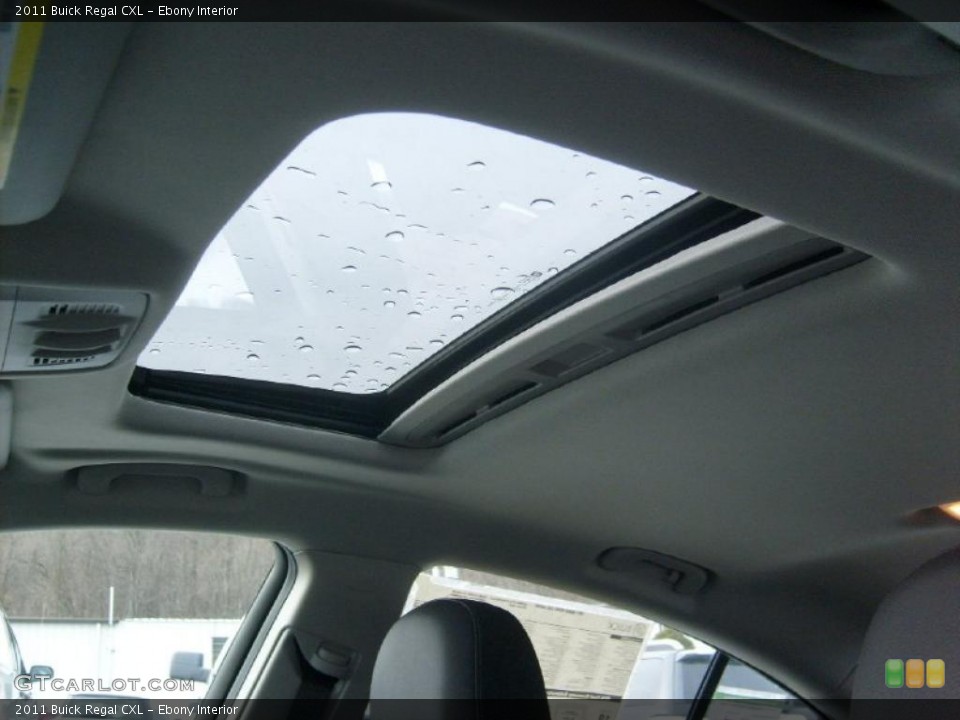 Ebony Interior Sunroof for the 2011 Buick Regal CXL #44637970