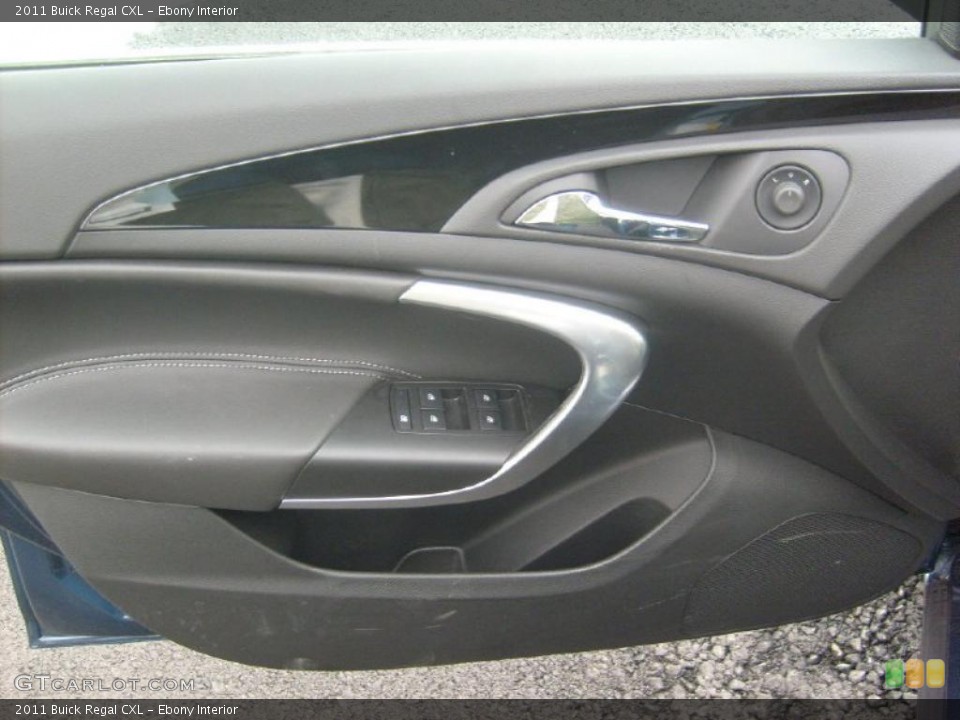 Ebony Interior Door Panel for the 2011 Buick Regal CXL #44637986