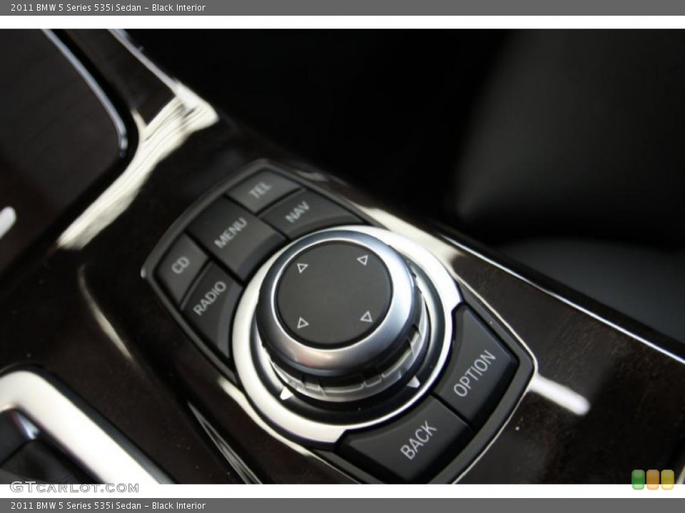 Black Interior Controls for the 2011 BMW 5 Series 535i Sedan #44638166