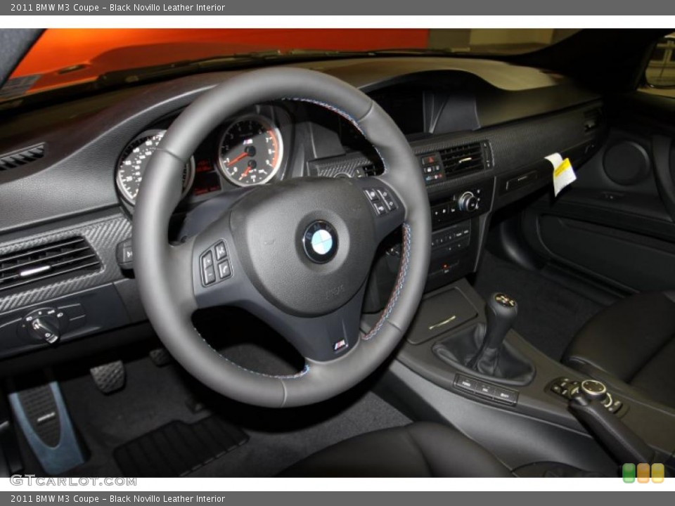 Black Novillo Leather Interior Dashboard for the 2011 BMW M3 Coupe #44638986
