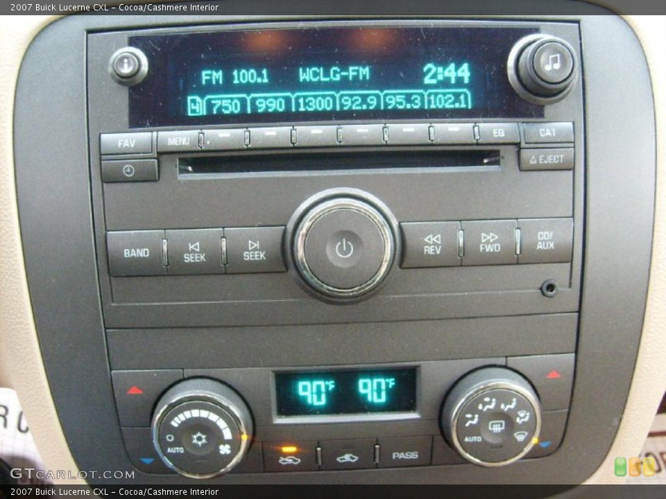 Cocoa/Cashmere Interior Controls for the 2007 Buick Lucerne CXL #44639370