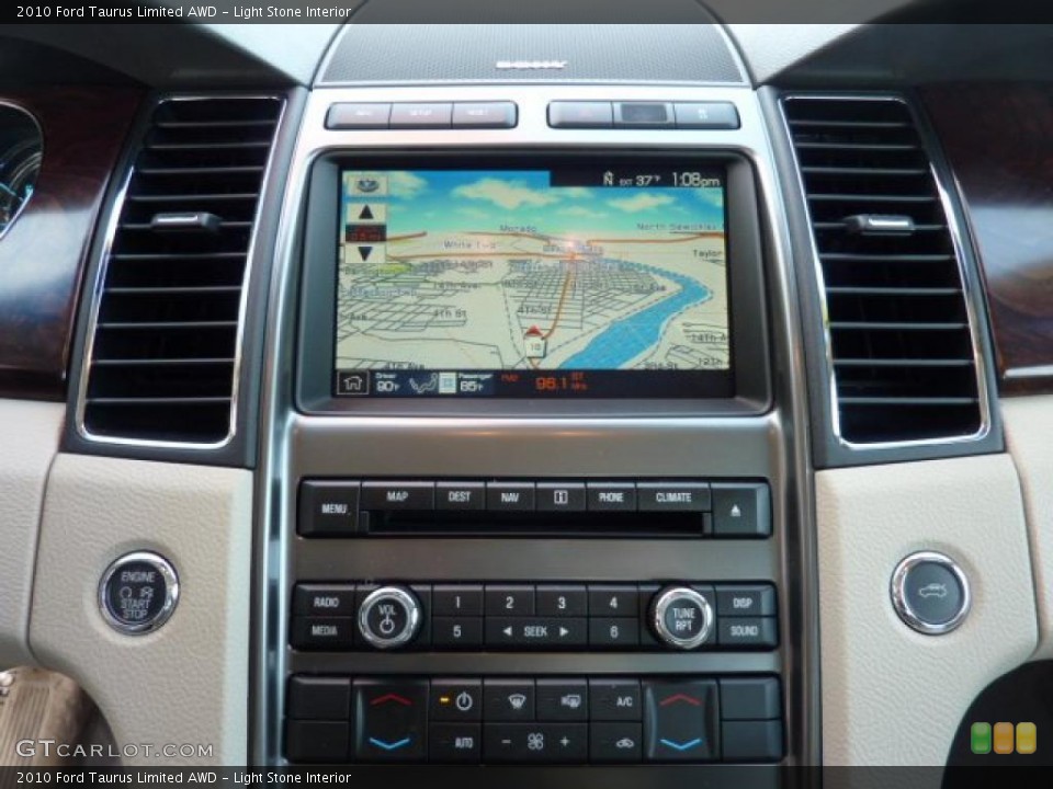 Light Stone Interior Navigation for the 2010 Ford Taurus Limited AWD #44640330