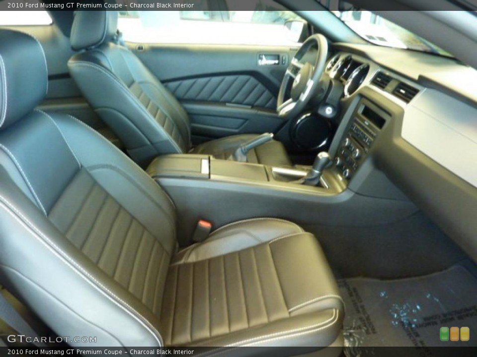 Charcoal Black Interior Photo for the 2010 Ford Mustang GT Premium Coupe #44640614
