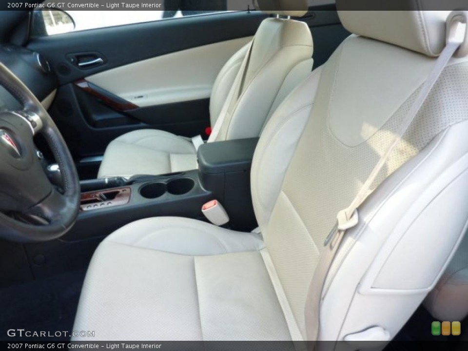 Light Taupe Interior Photo for the 2007 Pontiac G6 GT Convertible #44647078