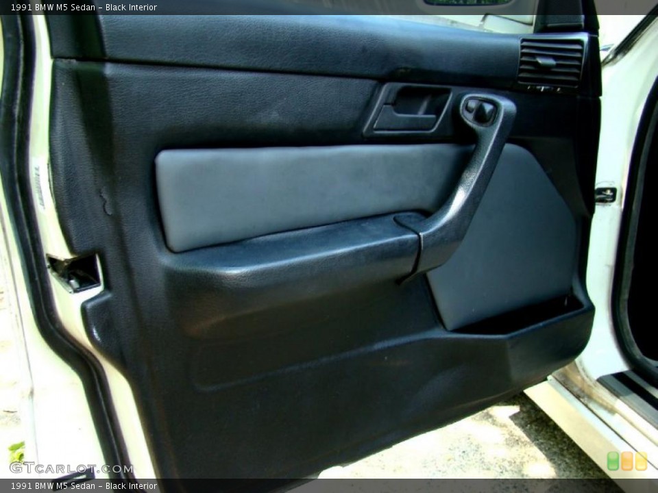 Black Interior Door Panel for the 1991 BMW M5 Sedan #44654999