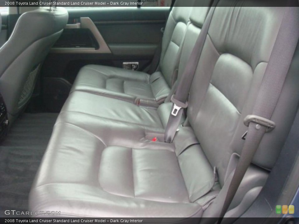 Dark Gray 2008 Toyota Land Cruiser Interiors