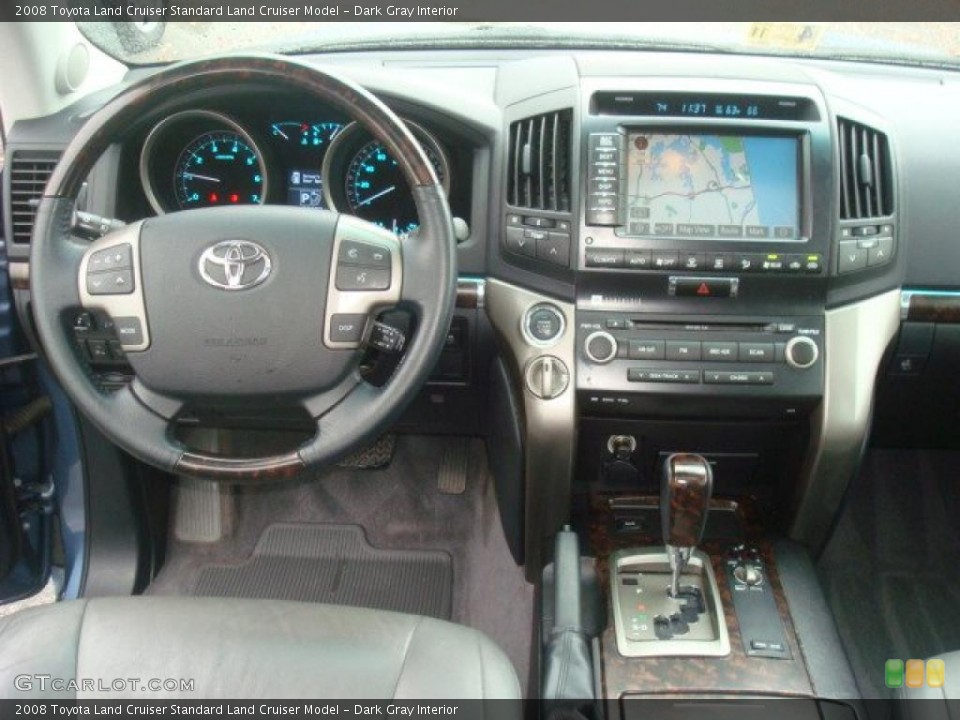 Dark Gray Interior Dashboard for the 2008 Toyota Land Cruiser  #44656703