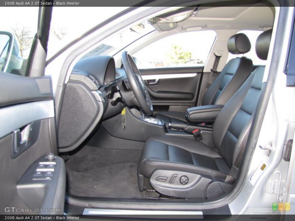 Black Interior Photo for the 2008 Audi A4 2.0T Sedan #44657095