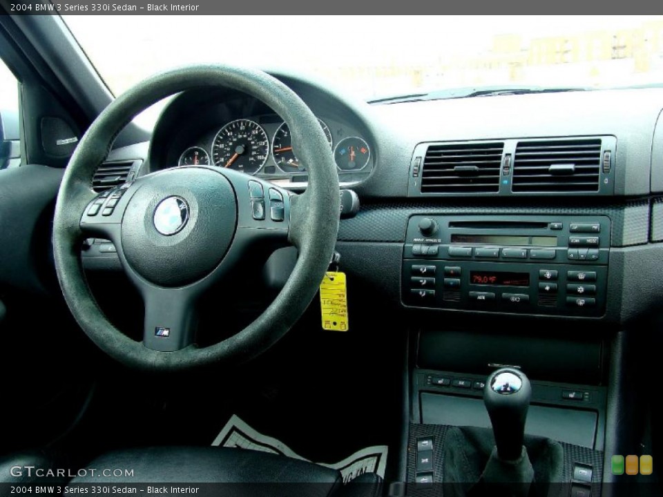 Black Interior Dashboard for the 2004 BMW 3 Series 330i Sedan #44657267