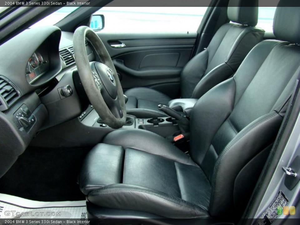 Black Interior Photo for the 2004 BMW 3 Series 330i Sedan #44657307
