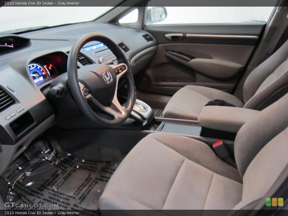 Gray Interior Photo for the 2010 Honda Civic EX Sedan #44657887