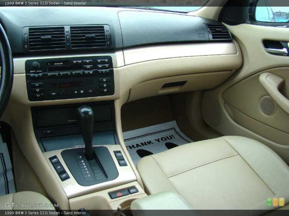 Sand Interior Dashboard for the 1999 BMW 3 Series 323i Sedan #44660799