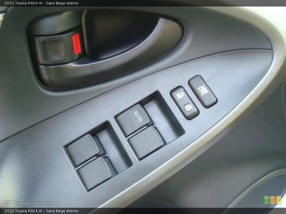Sand Beige Interior Controls for the 2010 Toyota RAV4 I4 #44661615