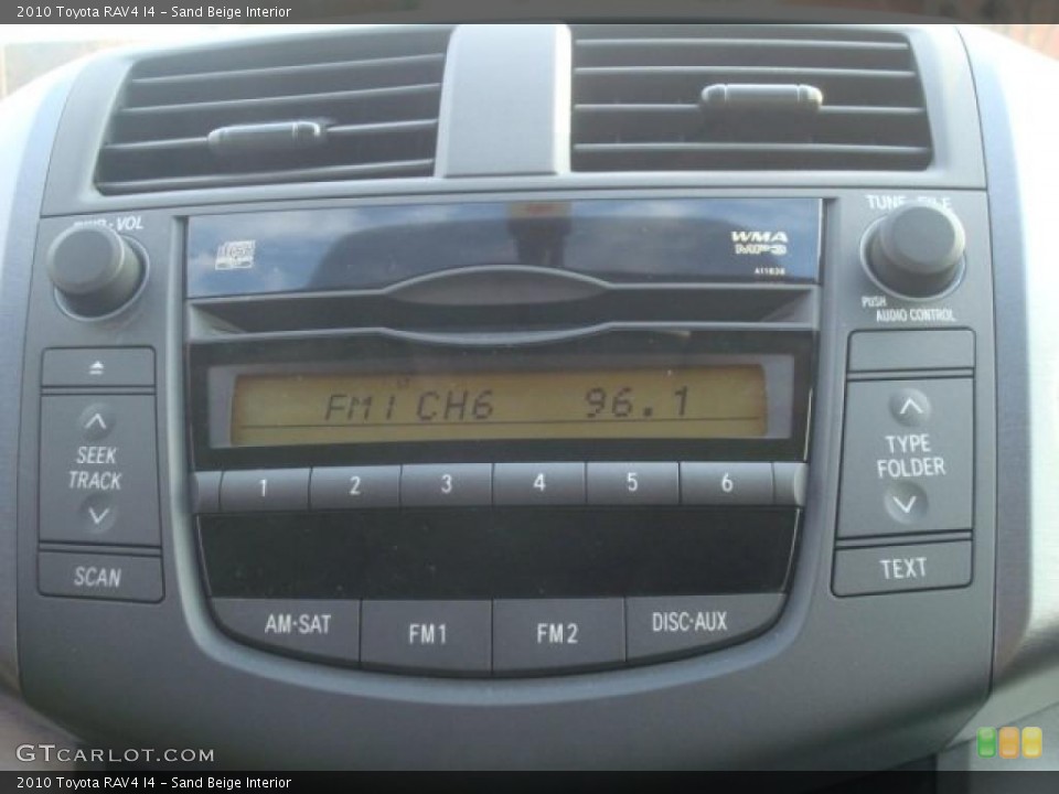 Sand Beige Interior Audio System for the 2010 Toyota RAV4 I4 #44661643