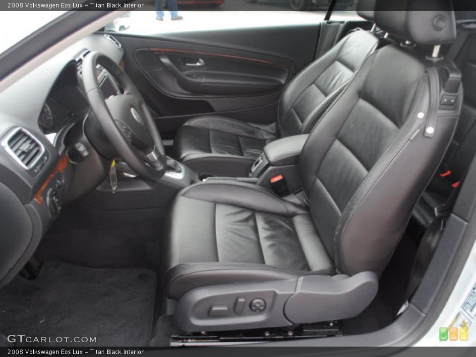 Titan Black Interior Photo for the 2008 Volkswagen Eos Lux #44662791