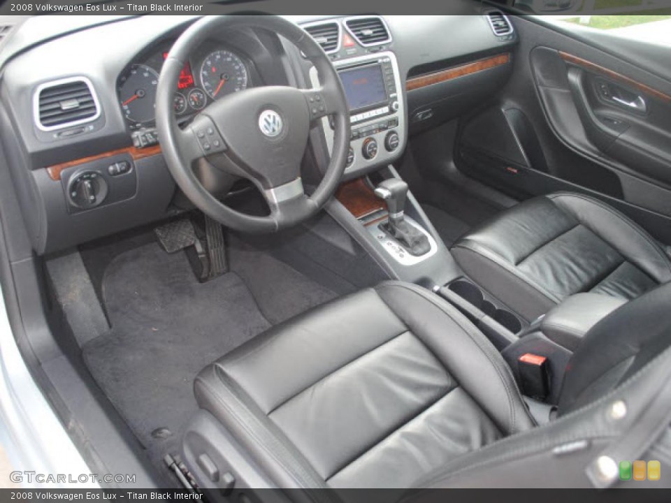 Titan Black Interior Prime Interior for the 2008 Volkswagen Eos Lux #44662831