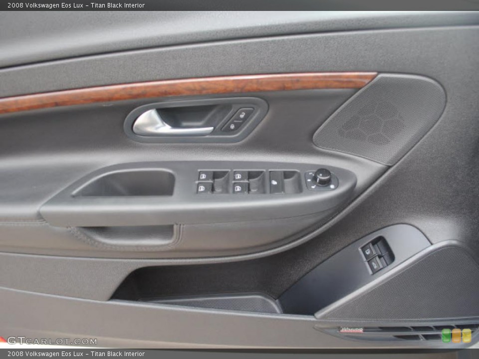 Titan Black Interior Controls for the 2008 Volkswagen Eos Lux #44662847