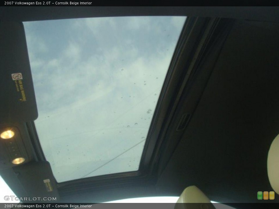 Cornsilk Beige Interior Sunroof for the 2007 Volkswagen Eos 2.0T #44663691