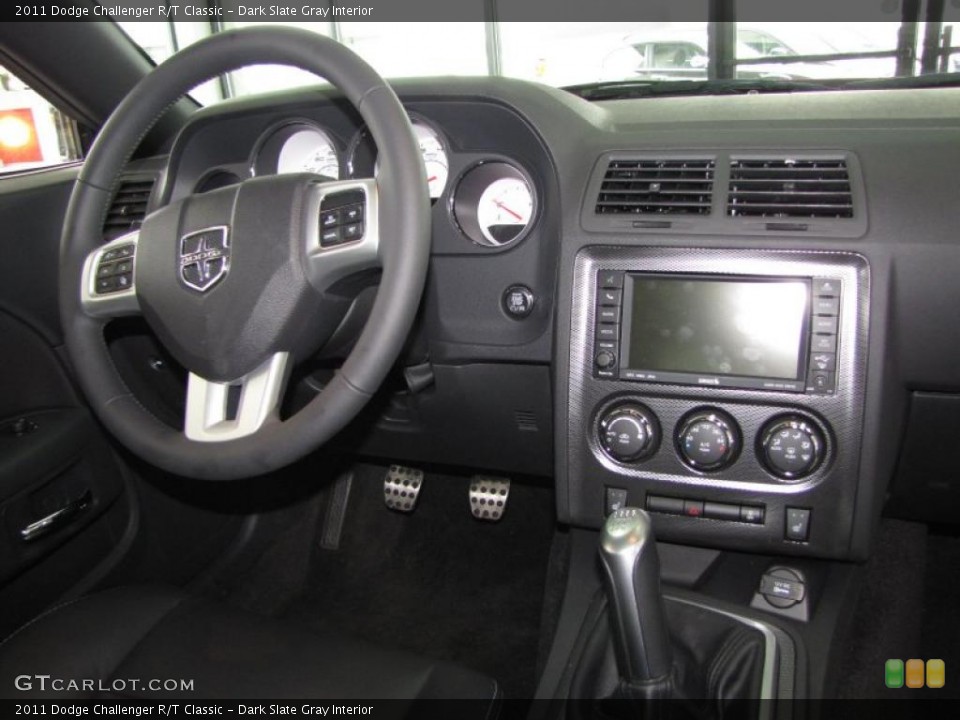 Dark Slate Gray Interior Dashboard for the 2011 Dodge Challenger R/T Classic #44663771