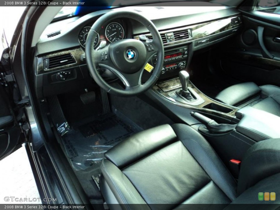 Black Interior Photo for the 2008 BMW 3 Series 328i Coupe #44663795